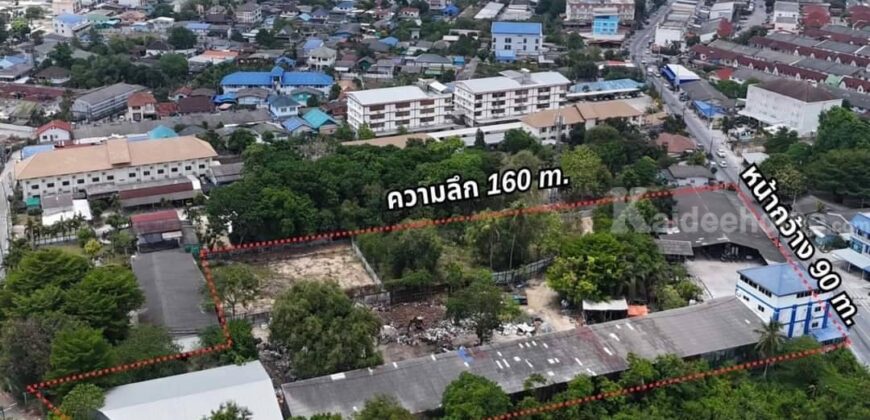 ขายที่ดินพร้อมสิ่งปลูกสร้าง ทำเลทอง ทำเลย่านธุรกิจ ซอยบาร์ บ้านฉาง ระยอง