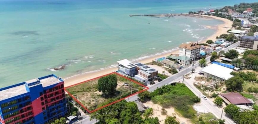 ขายที่ดินสวยติดทะเล หาดพลา บ้านฉาง ระยอง 1 ไร่ 3 งาน 12.6 ตรว.