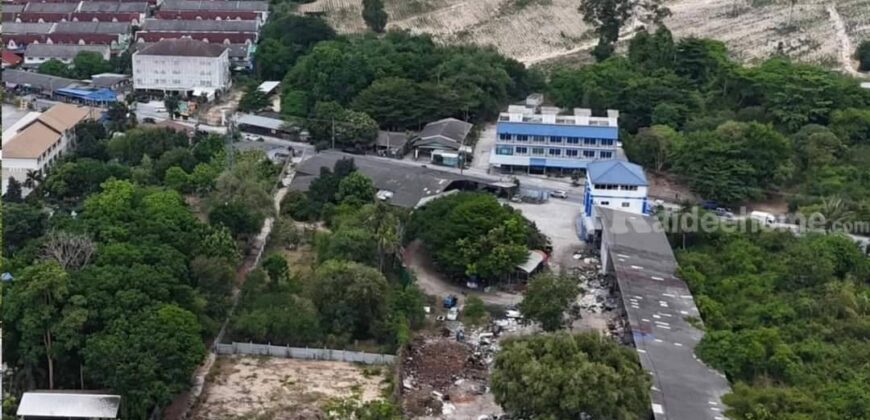 ขายที่ดินพร้อมสิ่งปลูกสร้าง ทำเลทอง ทำเลย่านธุรกิจ ซอยบาร์ บ้านฉาง ระยอง