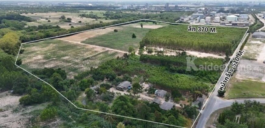 ขายที่ดินสวย ทำเลงาม เหมาะทำโรงงานพิกัด เนินกะปรอก-บ้านฉาง