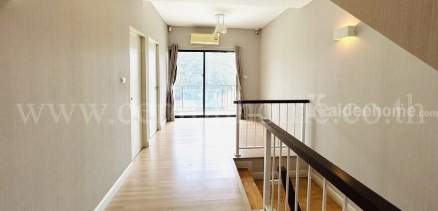 บ้านแฝด 3 ชั้น ธนาคลัสเตอร์ เวสต์เกต ติดถนนบางรักใหญ่ – บ้านใหม่