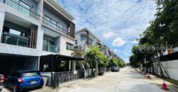 บ้านแฝด 3 ชั้น ธนาคลัสเตอร์ เวสต์เกต ติดถนนบางรักใหญ่ – บ้านใหม่