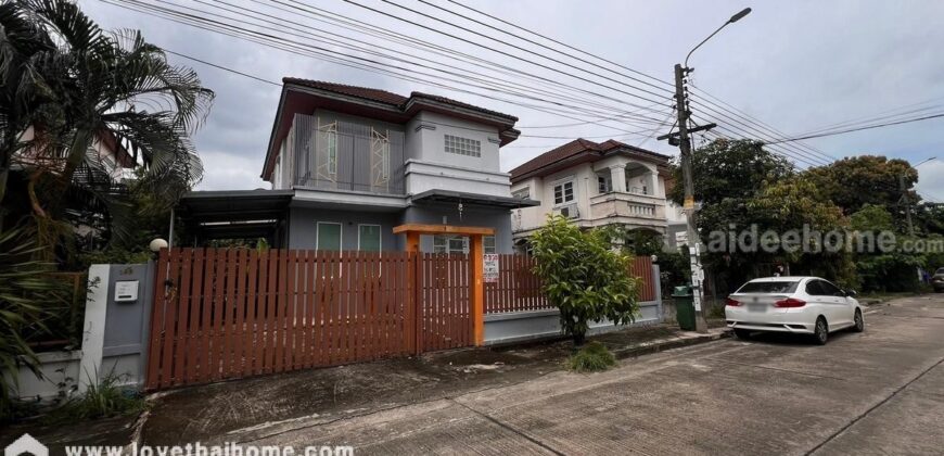 ขายบ้านเดี่ยว 2 ชั้น หมู่บ้านการเคหะ สุวินทวงศ์ ถนนสุวินทวงศ์11 พื้นที่ 56 ตรว. พร้อมอยู่ ราคาถูก ใกล้สนามบินสุวรรณภูมิ