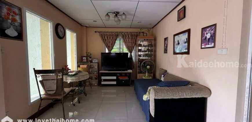 ขายบ้านเดี่ยว 2 ชั้น หมู่บ้านการเคหะ สุวินทวงศ์ ถนนสุวินทวงศ์11 พื้นที่ 56 ตรว. พร้อมอยู่ ราคาถูก ใกล้สนามบินสุวรรณภูมิ