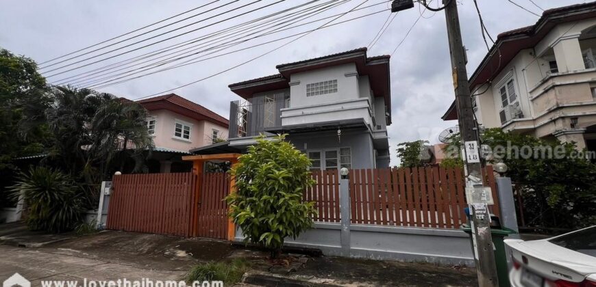 ขายบ้านเดี่ยว 2 ชั้น หมู่บ้านการเคหะ สุวินทวงศ์ ถนนสุวินทวงศ์11 พื้นที่ 56 ตรว. พร้อมอยู่ ราคาถูก ใกล้สนามบินสุวรรณภูมิ