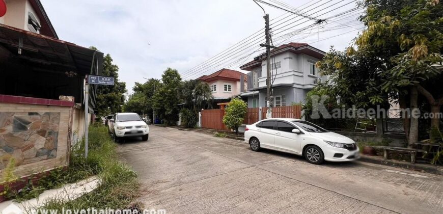 ขายบ้านเดี่ยว 2 ชั้น หมู่บ้านการเคหะ สุวินทวงศ์ ถนนสุวินทวงศ์11 พื้นที่ 56 ตรว. พร้อมอยู่ ราคาถูก ใกล้สนามบินสุวรรณภูมิ