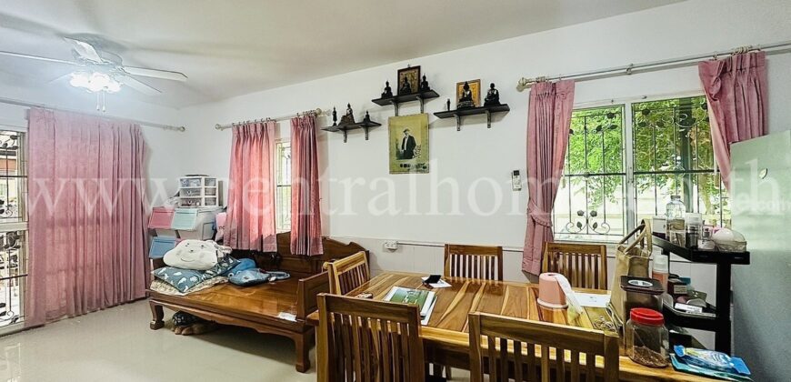 ทาวน์โฮม พฤกษาวิลล์ 15 รัตนาธิเบศร์ หลังริม ถูกสุดในโครงการ