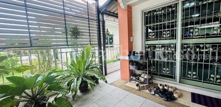 ทาวน์โฮม พฤกษาวิลล์ 15 รัตนาธิเบศร์ หลังริม ถูกสุดในโครงการ