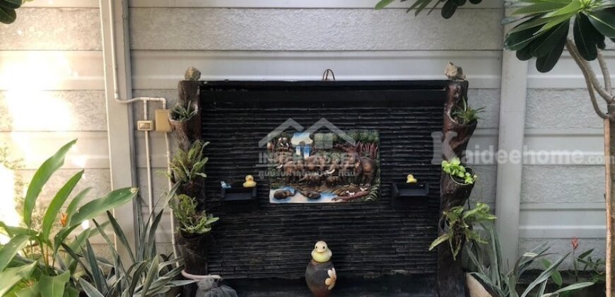 ขายด่วนมาก บ้านเดี่ยว หมู่บ้านเดอะซิตี้ บางใหญ่ (4 ห้องนอน 3 ห้องน้ำ) หลังริมสุดซอย บิวท์อินทั้งหลัง