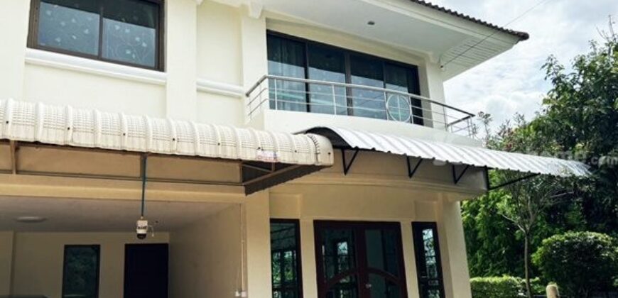 ขายบ้านเดี่ยว 2 ชั้น หมู่บ้านศุภาลัยบุรีคลอง4 บ้านหัวมุม เงียบสงบ มี รปภ.ปลอดภัย โทร 0865081318