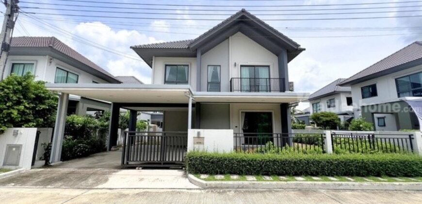 เวนิว โฟลว์ แจ้งวัฒนะ บ้านเดี่ยวนนทบุรี 54.9 ตร.ว. หลังมุม สวยพร้อมอยู่