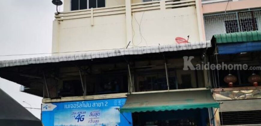 ขายอาคารพาณิชย์ห้องมุม ทำเลค้าขายเกรด A อยู่ใจกลางตลาดไท โซนธนาคาร ตรงข้ามตลาดพืชไร่