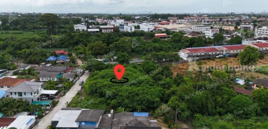 ขายที่ดินเปล่าทำเลดี ใจกลางเมืองบ้านฉาง ศูนย์กลางพานิชยกรรม