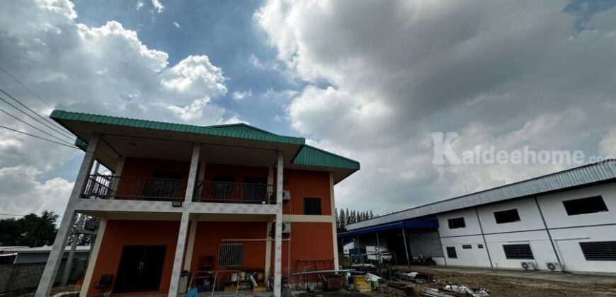 ขายที่ดินทำเลดีพร้อมโกดัง พื้นที่ 1 ไร่ 2 งาน 8 ตรว นิคมพัฒนา ระยอง