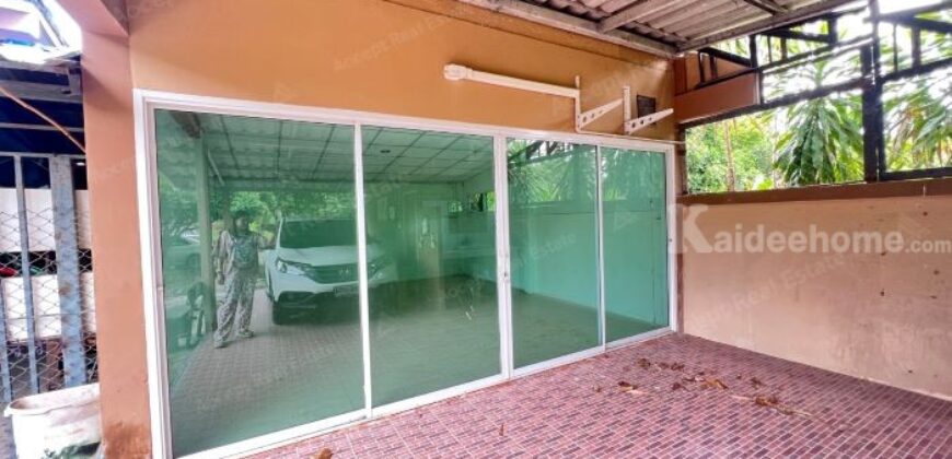 ขายบ้านพร้อมที่ดิน บ้านเดี่ยวพื้นที่เยอะมาก ร่มรื่น เงียบสงบ สำนักท้อน-บ้านฉาง