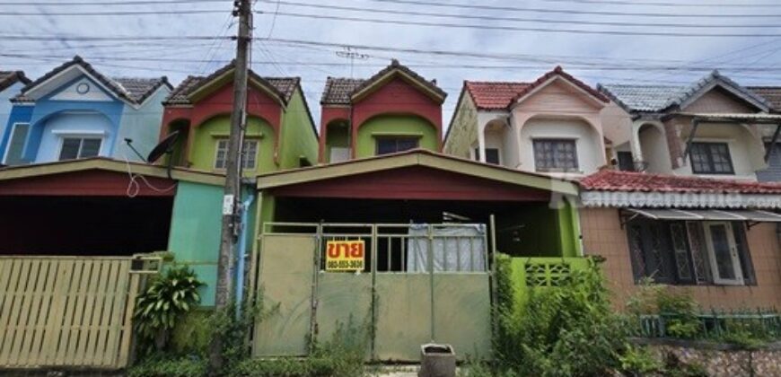ขายถูก ทาวน์เฮ้าส์ หมู่บ้านเธียรทอง2 หนองจอก Line id 0619636888