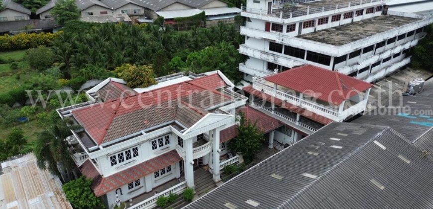 ที่ดินโรงงาน พร้อมบ้านเดี่ยว ซอยเอกชัย 83/3 ขนาด 1-1-8 ไร่ ทำเลดี