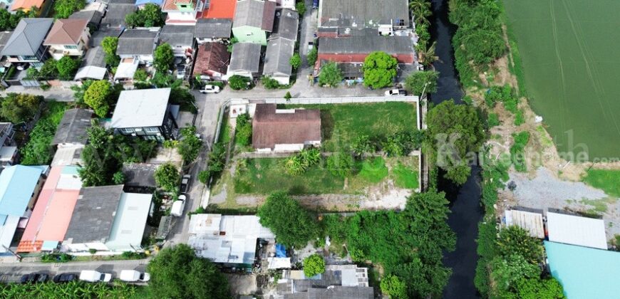 ที่ดิน 412 ตร.ว ซอยบุญศิริ 18/2 ศาลา2 บางเมืองใหม่ สมุทรปราการ