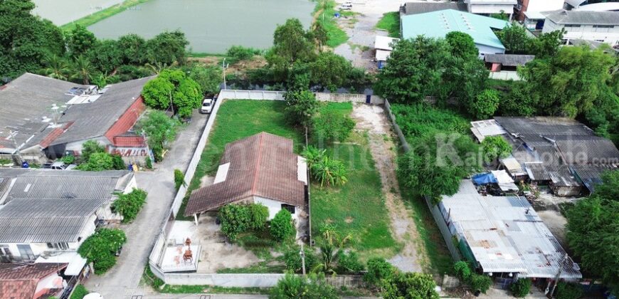ที่ดิน 412 ตร.ว ซอยบุญศิริ 18/2 ศาลา2 บางเมืองใหม่ สมุทรปราการ