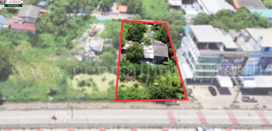 ที่ดิน 300 ตร.ว ติดถนนเลี่ยงเมืองปากเกร็ด บางตลาด ปากเกร็ด ใกล้ MRT