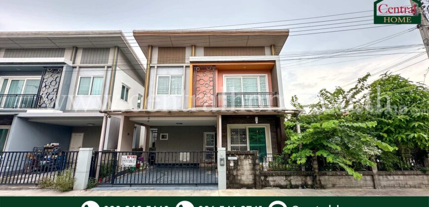 บ้านแฝด โกลเด้น นีโอ ชัยพฤกษ์-วงแหวน หลังมุม สภาพดี พร้อมอยู่
