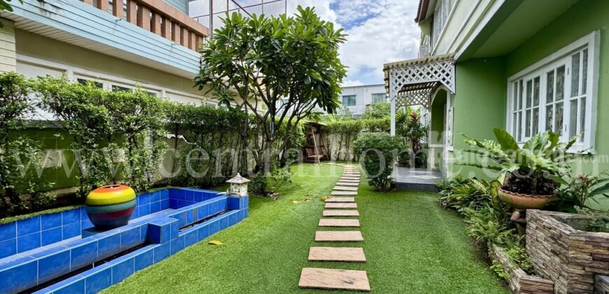 บ้านเดี่ยว แสนสบาย ซอยคู้บอน 27 แยก 34 หลังริม