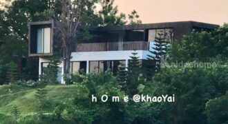 ขายบ้านเขาใหญ่ 1 ไร่ บ้านตากอากาศ วิวภูเขาสวยมาก ตกแต่งพร้อมอยู่ บ้านสวยมาก ออกแบบลงตัวสุด บ้านวิวเขาหลังใหญ่ 4 ห้องนอน 5 ห้องน้ำ ปากช่อง นครราชสีมา House Khaoyai for sale 087-9074045