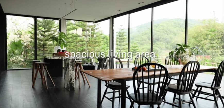 ขายบ้านเขาใหญ่ 1 ไร่ บ้านตากอากาศ วิวภูเขาสวยมาก ตกแต่งพร้อมอยู่ บ้านสวยมาก ออกแบบลงตัวสุด บ้านวิวเขาหลังใหญ่ 4 ห้องนอน 5 ห้องน้ำ ปากช่อง นครราชสีมา House Khaoyai for sale 087-9074045