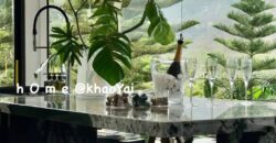 ขายบ้านเขาใหญ่ 1 ไร่ บ้านตากอากาศ วิวภูเขาสวยมาก ตกแต่งพร้อมอยู่ บ้านสวยมาก ออกแบบลงตัวสุด บ้านวิวเขาหลังใหญ่ 4 ห้องนอน 5 ห้องน้ำ ปากช่อง นครราชสีมา House Khaoyai for sale 087-9074045