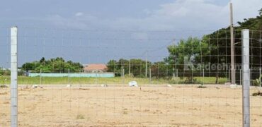 แบ่งที่ดินให้เช่า 198 ตรว. ต.คลองโยง อ.พุทธมณฑล จ.นครปฐม ถมดิน ทำรั้วแนวกันดิน ล้อมรั้วแล้ว โทร 0917815458