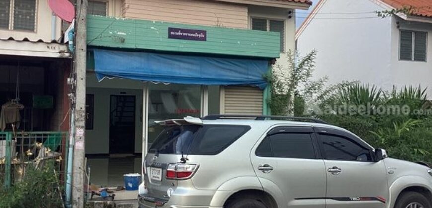 ให้เช่า บ้านเอื้ออาทร รังสิตคลอง 9 เยื้องกับซอย 14 เหมาะสำหรับค้าขาย หรืออยู่อาศัย โทร 0847524113