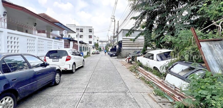 ขายที่ดินรามคำแหง 186/1 ใกล้รถไฟฟ้าสายสีส้ม 82 ตร.ว. ถมแล้ว ราคาถูกที่สุด
