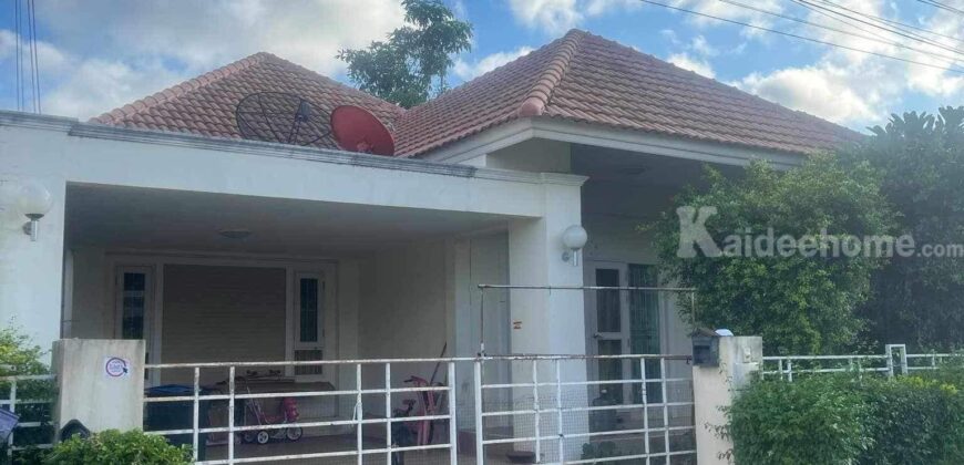 ขายบ้านเดี่ยวชั้นเดียวหมู่บ้านสินทวี ติดถนนสุขุมวิท บ้านฉาง ระยอง