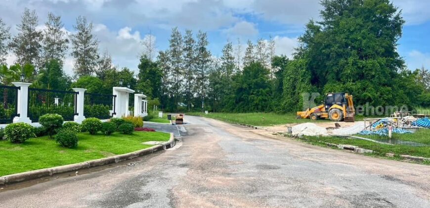 ขายที่ดินเปล่าพื้นที่สวยใกล้สระเก็บน้ำ ในโครงการคุณภาพ โลเคชั่นดี เหมาะสำหรับปลูกบ้าน บ้านฉาง ระยอง