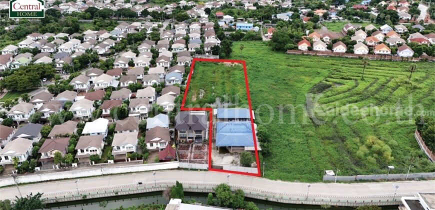 ที่ดิน ถนนชัยพฤกษ์ 3 ไร่ ใกล้ หมู่บ้าน มัณฑนา-ชัยพฤกษ์ ปากเกร็ด