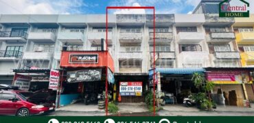 อาคารพาณิชย์ 3.5 ชั้น วัดชลอ ติดถนนบางกรวย – ไทรน้อย