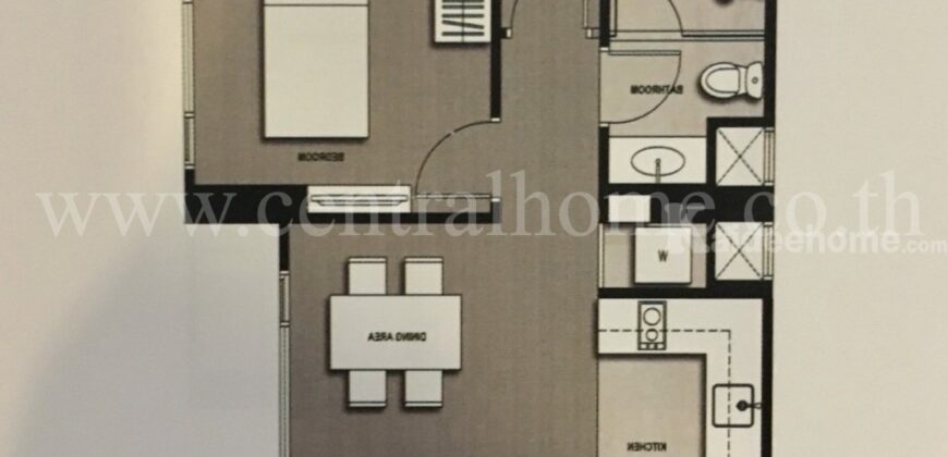 คอนโด นายน์ บาย แสนสิริ 2 ห้องนอน ห้องมุม ใกล้ BTS วงเวียนใหญ่