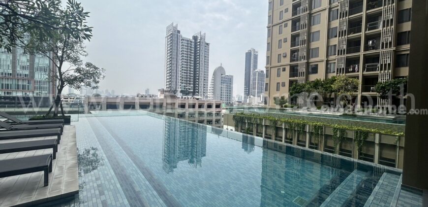 คอนโด นายน์ บาย แสนสิริ 2 ห้องนอน ห้องมุม ใกล้ BTS วงเวียนใหญ่