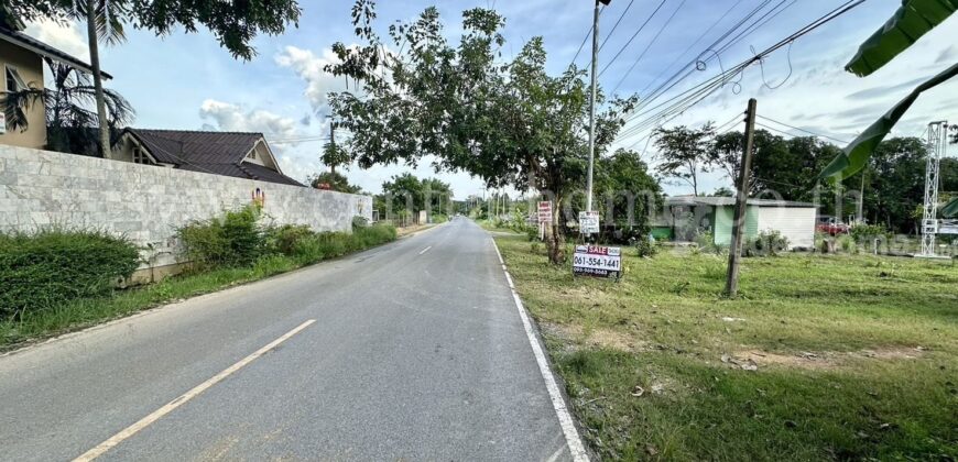 ที่ดินถมแล้ว 3-1-90 ไร่ ใกล้ รร.นายร้อยจปร. วิวเขาชะโงก นครนายก