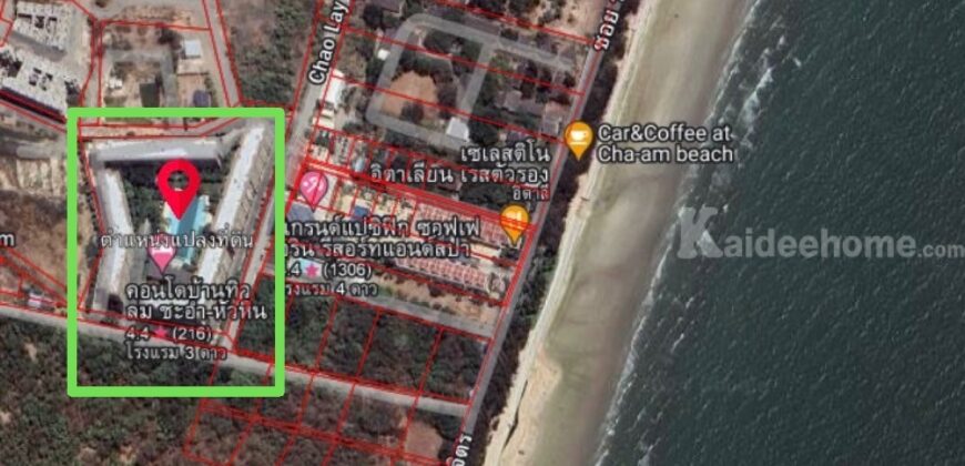 76120 – 06 ขายคอนโด โครงการบ้านทิวลม ชะอำ จ.เพชรบุรี