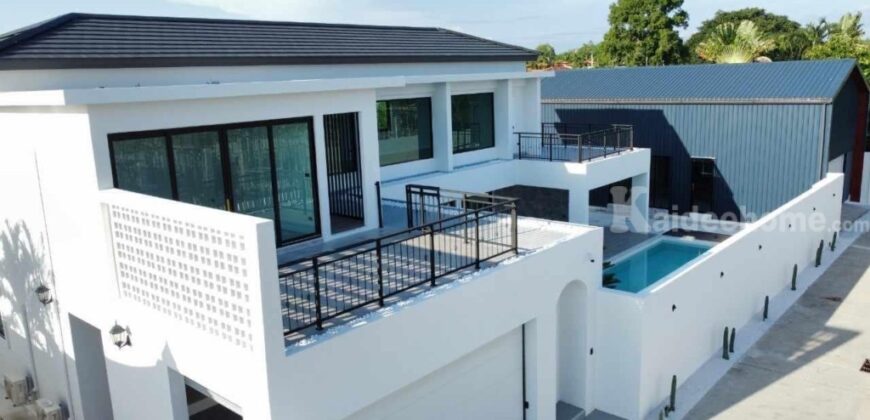 ขาย บ้าน Pool Villa สุดหรู พร้อมอาคาร Work shop ถ.ทุ่งกลม-ห้วยตาหนู เมืองพัทยา อำเภอบางละมุง ชลบุรี