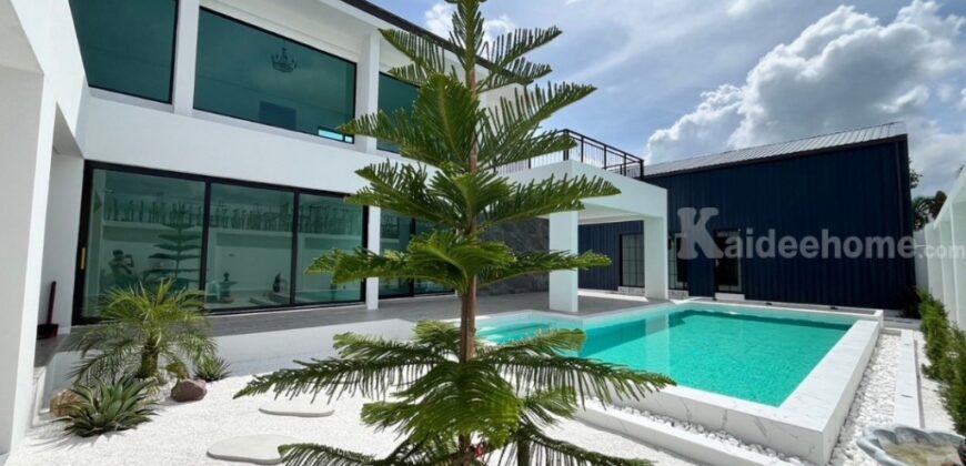ขาย บ้าน Pool Villa สุดหรู พร้อมอาคาร Work shop ถ.ทุ่งกลม-ห้วยตาหนู เมืองพัทยา อำเภอบางละมุง ชลบุรี