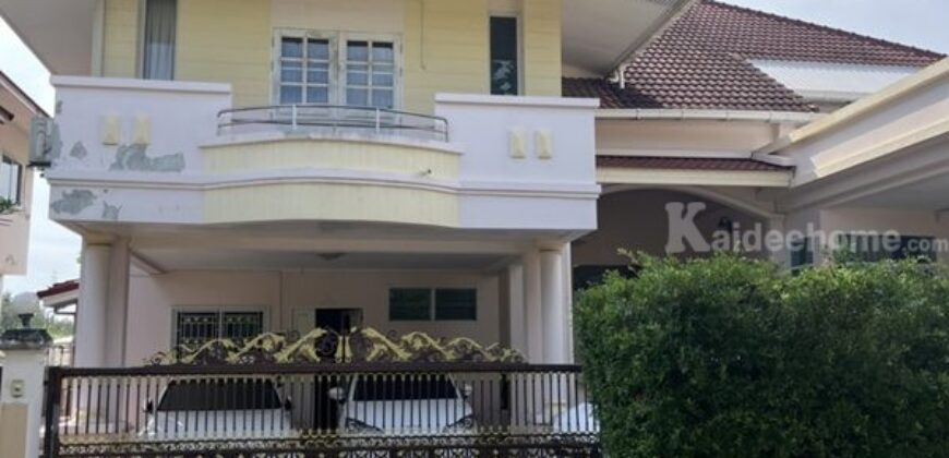 ขายบ้านเดี่ยว 110 ตารางวา หมู่บ้านปรีชาศรีนครินทร์ (ซอยหลังวัดหนามแดง) โทร 0909940365