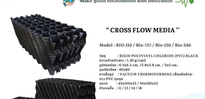086-3771698 ผู้ผลิตขาย cross flow media ราคาถูก