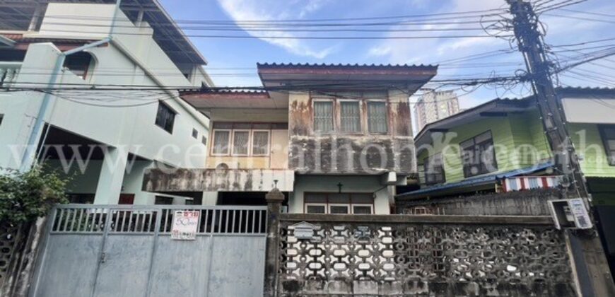บ้านเดี่ยว 50 ตรว. ซอยสุทธิพงษ์ 1/2 ทำเลใจกลางเมือง