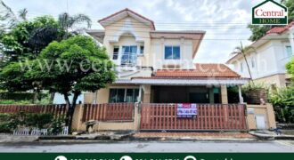 บ้านเดี่ยว บ้านมณีรินทร์ พาร์ค 2 รังสิต – ปทุมธานี หลังริม ติดสวน