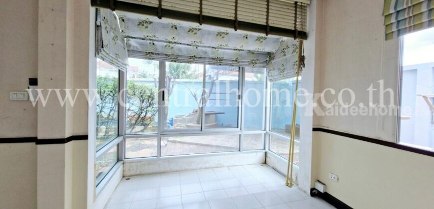 บ้านเดี่ยว บ้านมณีรินทร์ พาร์ค 2 รังสิต – ปทุมธานี หลังริม ติดสวน