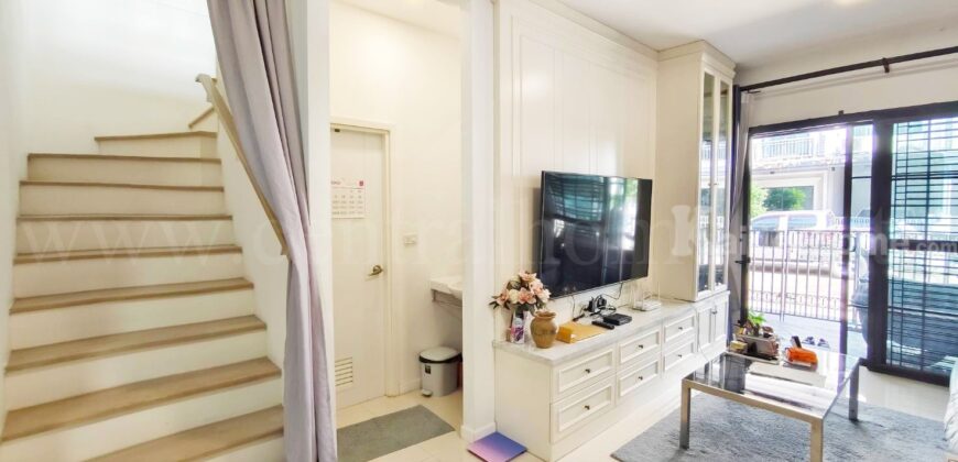 ทาวน์เฮ้าส์ พฤกษาวิลล์ พหลโยธิน – รามอินทรา หลังมุม ต่อเติมเต็มเฟอร์นิเจอร์บิวอิน