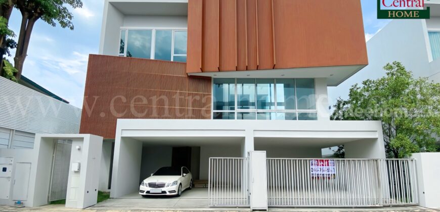 บ้านเดี่ยว 3 ชั้น เดอะมาร์ค เอ็กซ์ควิซิท ราชพฤกษ์ – จรัญสนิทวงศ์