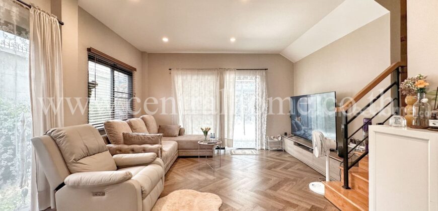 ทาวน์โฮม วี คอมพาวด์ ราชพฤกษ์ – ปิ่นเกล้า หลังริม พร้อมอยู่